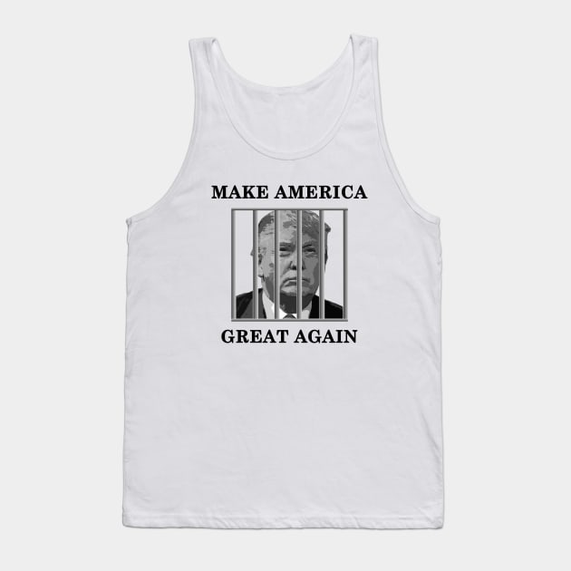 Trump Behind Bars Tank Top by topher